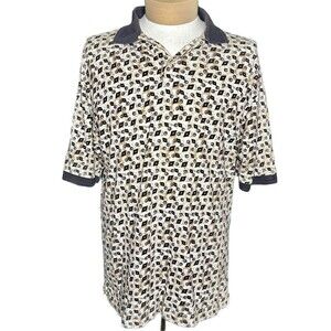 Dockers Golf Ball All Over Print Golf Polo